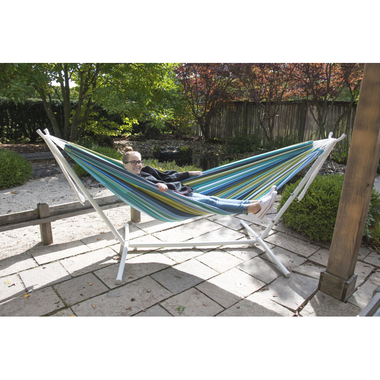 Vivere Hammocks Double Hammock with Stand Wayfair Canada